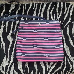 IUC Kate Spade Stylish Pink and Purple Striped Women's Bag